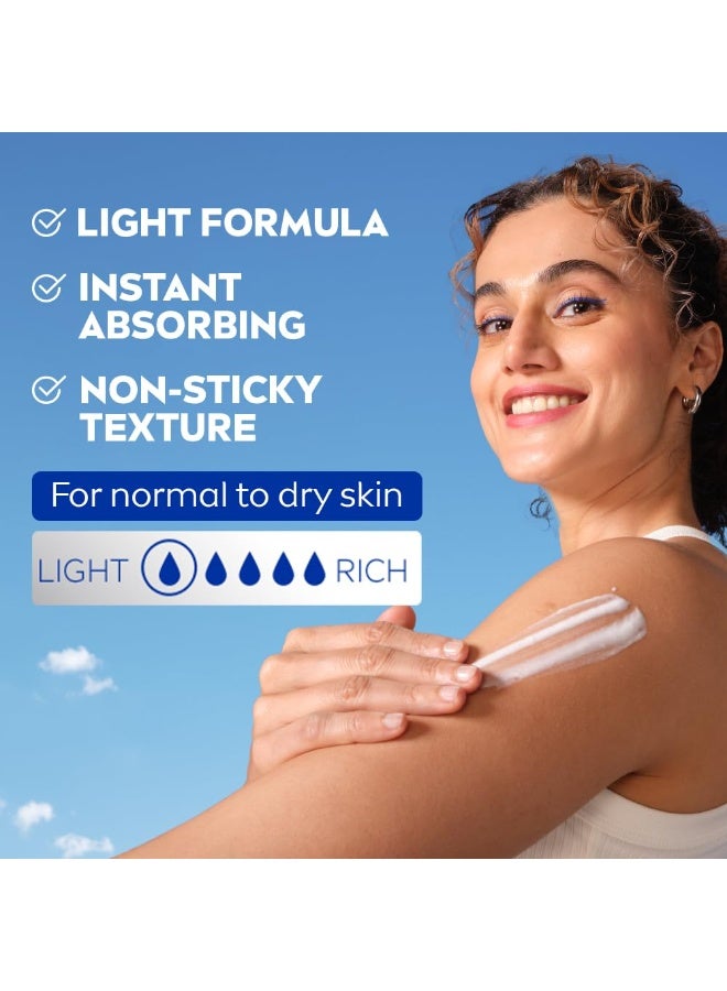 نيفيا لوشن نيفيا إكسبرس لترطيب الجسم، 400 مل | ترطيب يدوم 72 ساعة ومناسب لفصل الصيف | غني بالمعادن البحرية وسيروم الترطيب العميق | تركيبة غير دهنية لبشرة صحية المظهر | مناسب لجميع أنواع البشرة - Image 4